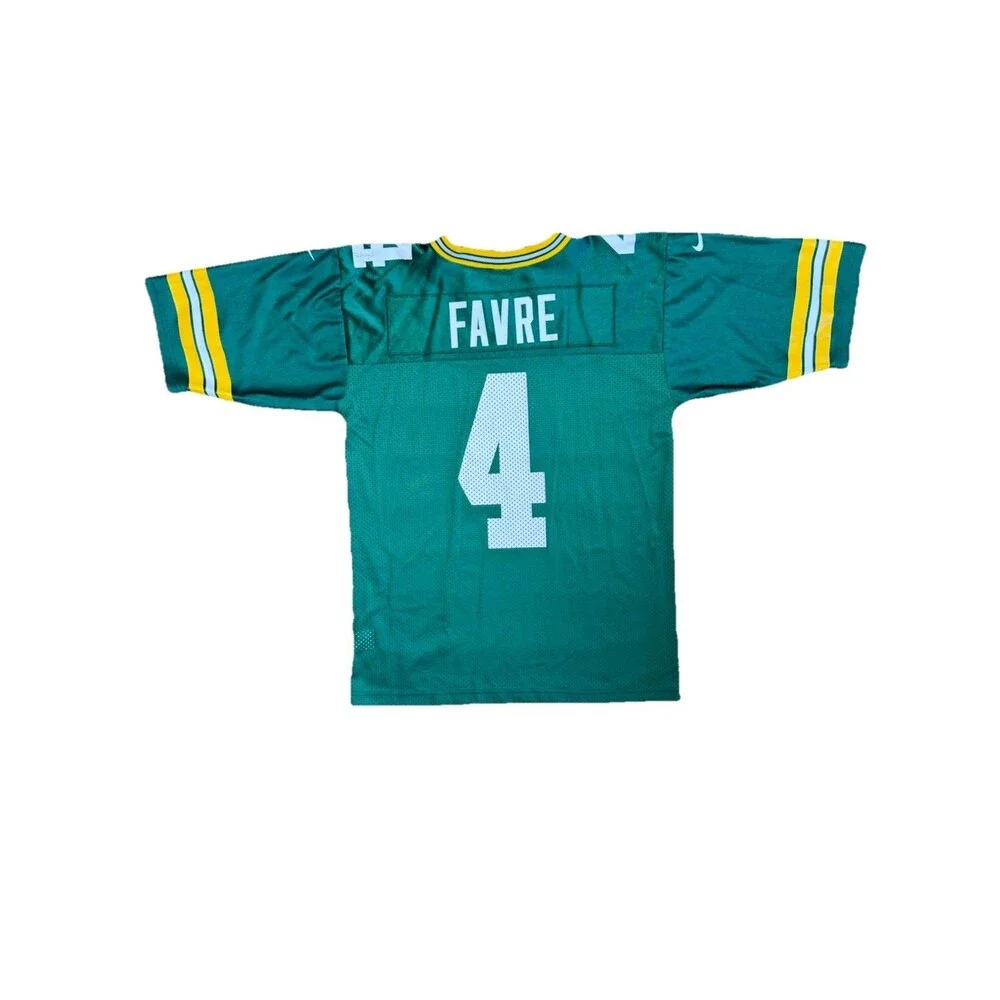 VTG Nike Brett Favre #4 Green Bay Packers NFL Jersey Men’s Medium GUC